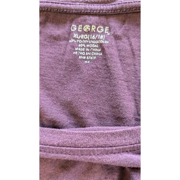 Womens Set Of 2 Size XL Everyday Long Sleeve Cotton Blend Basics T-shirts - Picture 9 of 10